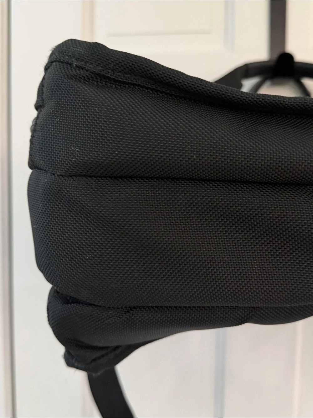 Black Men's Briefcase Laptop Bag - large three compartment Tumi